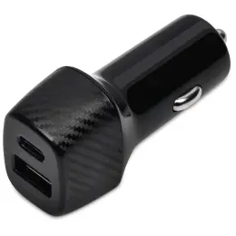 Alex Varga Lagarna QC 3.0 & PD 20W Car Charger Black
